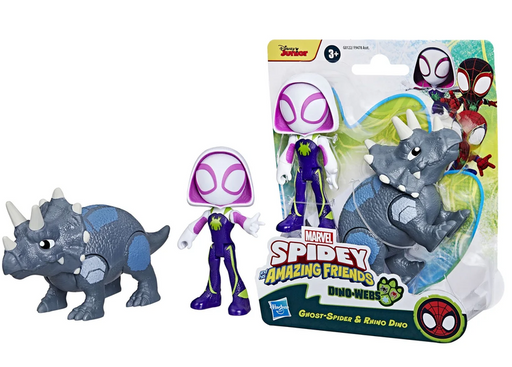 Spidey & His Friends Dino Webs - Ghost Spider & Rhino Dino
