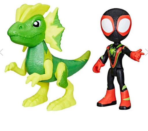 Spidey & His Friends Dino Webs - Miles "spin" Morales & Marvel's Electrosaurus