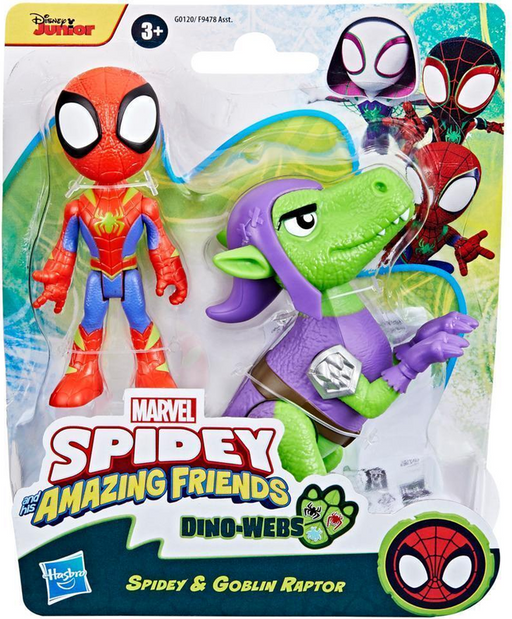 Spidey & His Friends Dino Webs - Spidey & Goblin Raptor