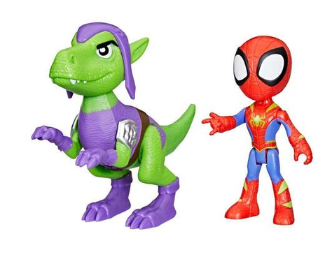 Spidey & His Friends Dino Webs - Spidey & Goblin Raptor