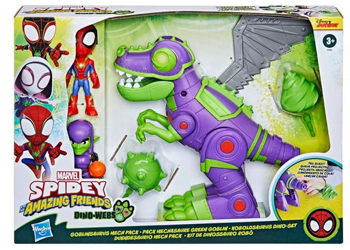 Marvel Spidey Goblinsaurus Mech With Green Goblin & Spidey Figures