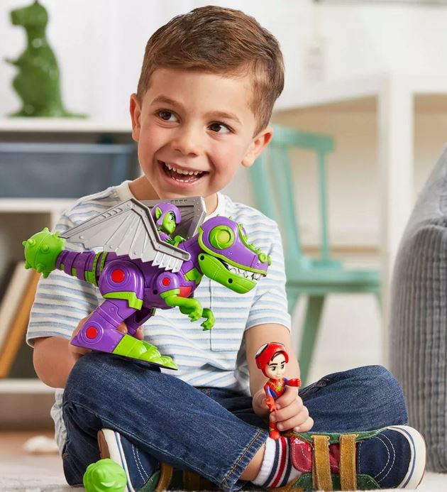 Marvel Spidey Goblinsaurus Mech With Green Goblin & Spidey Figures