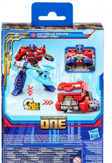 Transformers One Optimus Prime/orion Pah Figure