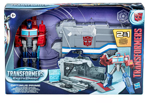 Transformers Earthspark Optimus Prime Battle Base