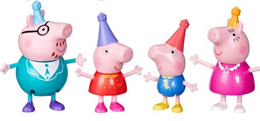 Peppa's Family Party 4 Figure Pack