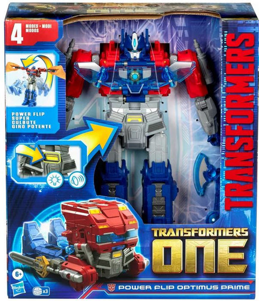 Transformers One Power Flip Optimus Prime Figure