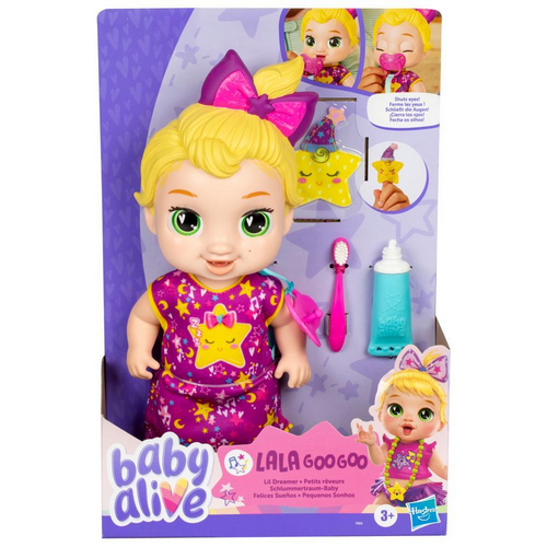 Baby Alive Lil Dreamer Lala Blonde Hair Doll