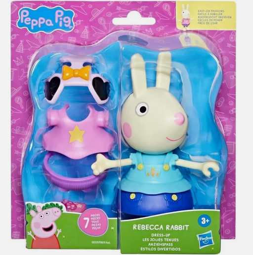 Peppa Pig Peppa & Friends Dress Up Rebecca Rabbit Figure