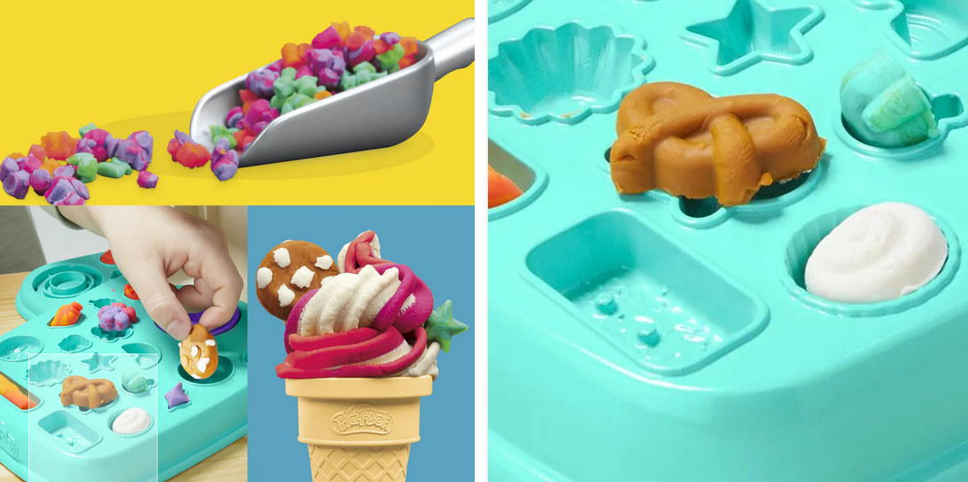 Play-doh Rainbow Swirl Ice Cream Playset