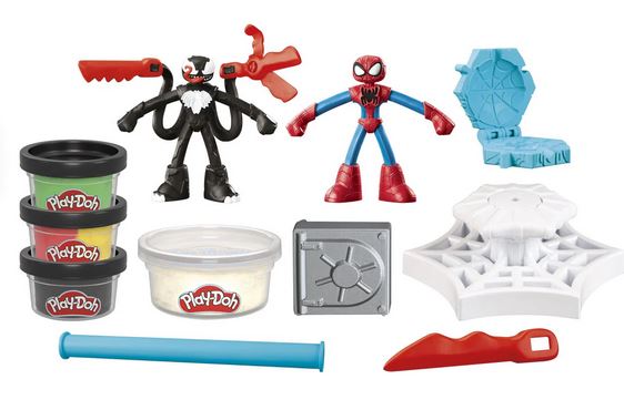 Play-doh Spiderman Launch & Slice Battle Set