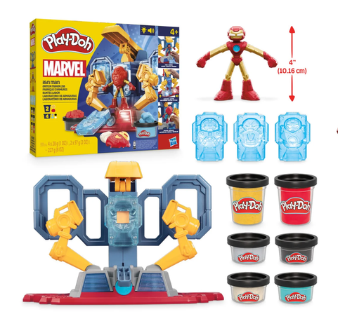 Play-doh Iron Man Amor Maker Lab