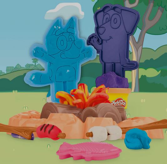 Play-doh Bluey Goes Camping Playset