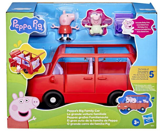 Peppa Pig Big Family Car Icludes Peppa & Baby Evie