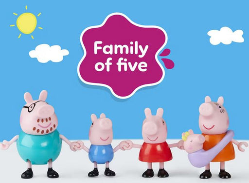 Peppa Pig Peppas Family Of Five Figures
