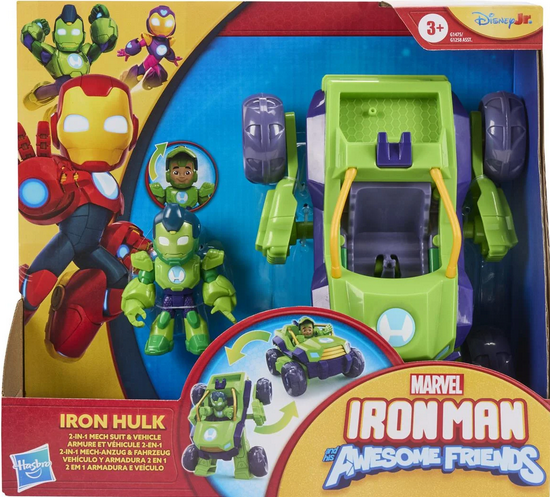 Marvel Iron Hulk 2 In 1 Mech Suit & Vehicle