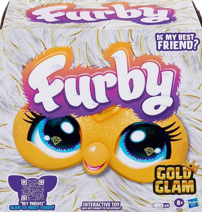 Furby Gold Glam Interactive Plush