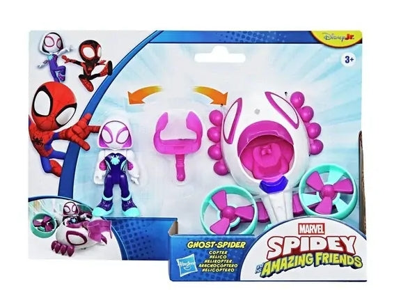 Spidey & His Amazing Friends 3 In 1 Copter With Ghoast Spidey