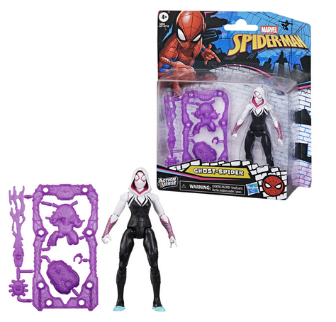 Spider-man Action Verse Ghost-spider Figure With Gear