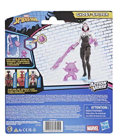Spider-man Action Verse Ghost-spider Figure With Gear