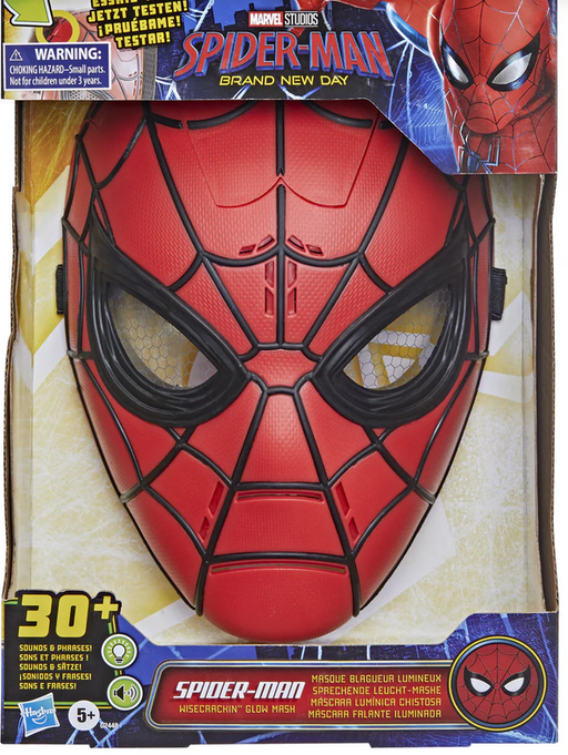 Marvel Spider-man "wisecrackin" Glow Mask