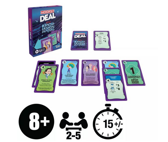 Monopoly Deal Kpop Demon Hunters