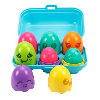 Tomy Hide & Squeak Bright Chick Matching Eggs