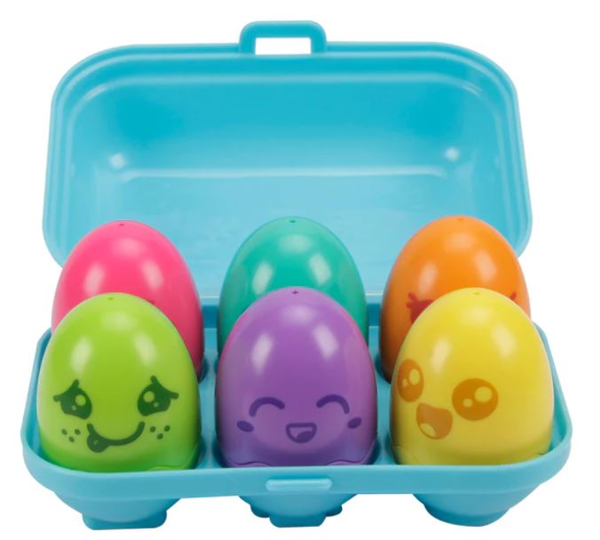 Tomy Hide & Squeak Bright Chick Matching Eggs