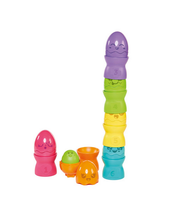Tomy Hide And Squeak Egg Stackers
