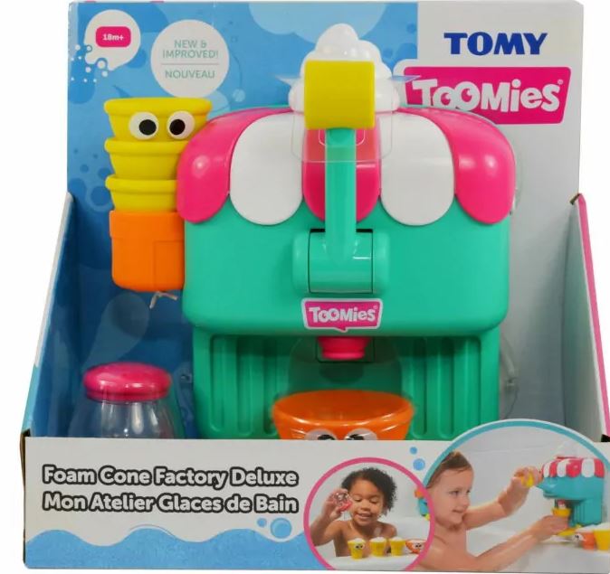 Tomy Foam Cone Factory Deluxe Bath Time Fun
