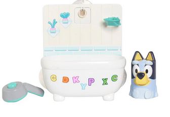 Tomy Toomies Shower & Scrub Bluey Bath Time Playset