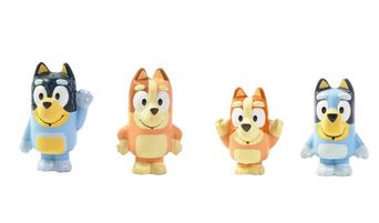 Bluey Family Bath Squirters 4 Figure Pack