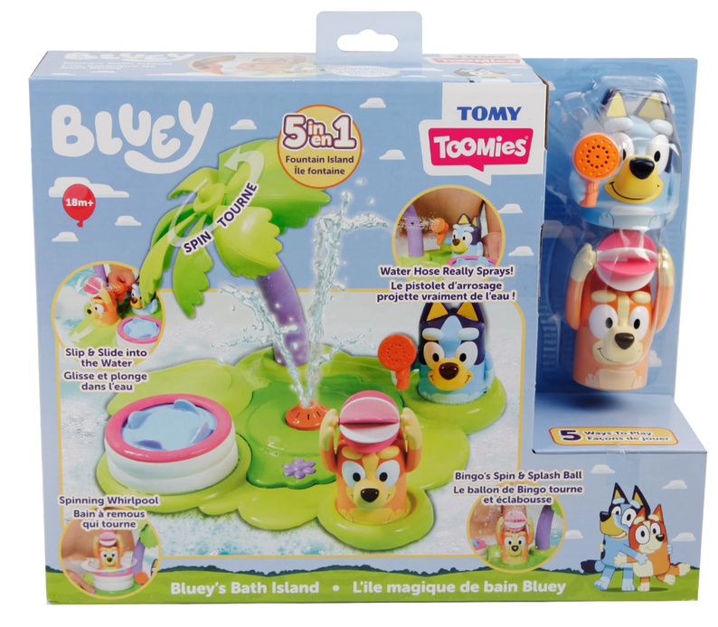 Bluey Bath Island
