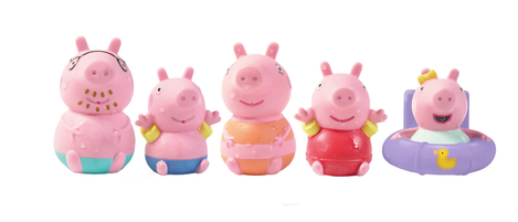 Peppa Pig Family Bath Squirters 5pk