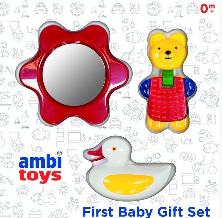 Ambi Toys First Baby Gift Set 3 Piece Ages:0+
