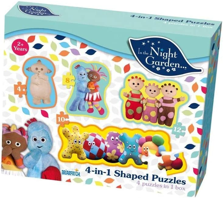 In The Night Garden 4-in-1 Shaped Puzzle Set