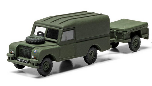 Airfix Lwb Land Rover (hard Top) With Trailer