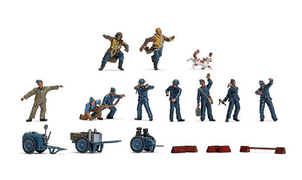 Airfix 1/48 Sc Ww11 Raf Ground Crew Figure Model Kit