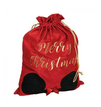 Minnie Velvet Santa Sack