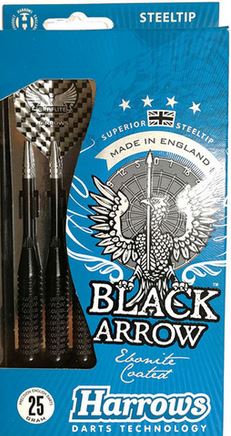 Harrows Black Arrow 25 Gram Darts Steel Tip
