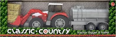 Classic Country Tractor Digger Tanker