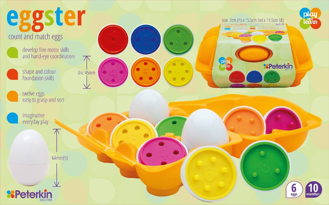Play & Learn Eggster Count & Match Eggs