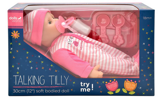 Dolls World Pacific Talking Tilly