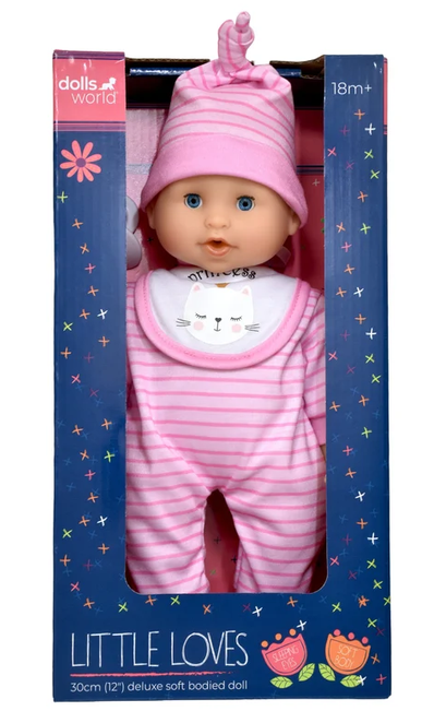 Dolls World Little Loves Baby Doll Set