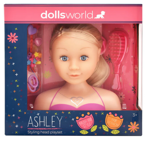 Dolls World Ashley Styling Head Blonde