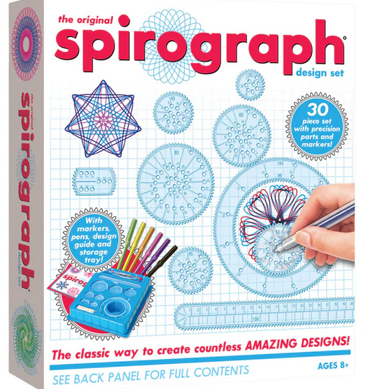Spirograph Design Set (30 Pieces)