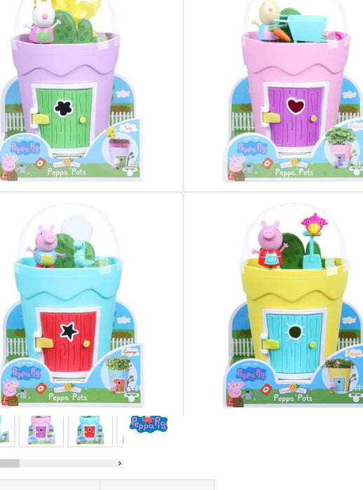 Peppa Pig Grow And Play Pots Assorted Age: 4 Years+
