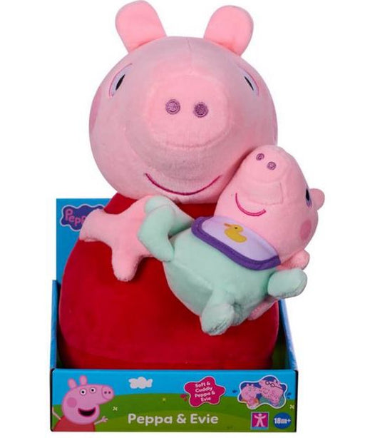 Peppa Pig Cuddling Baby Evie 23cm Plush