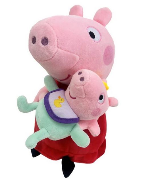 Peppa Pig Cuddling Baby Evie 23cm Plush
