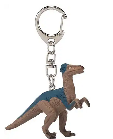 Animal Mojo Dinosaur Velociraptor Keyring