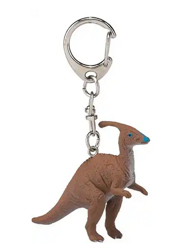 Animals Mojo Dinosaur Parasaurolophus Keyring